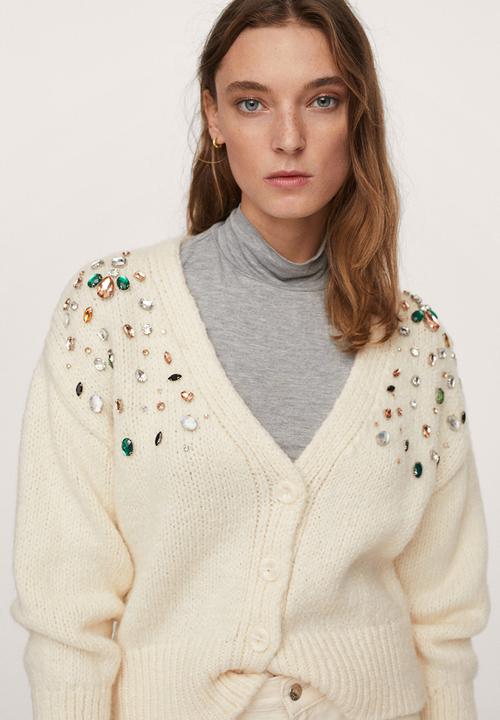 MANGO - Cardigan corona - light beige