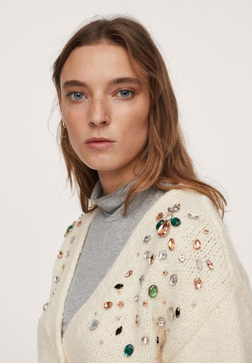 MANGO - Cardigan corona - light beige