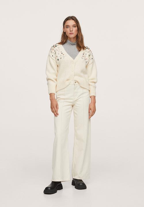 MANGO - Cardigan corona - light beige