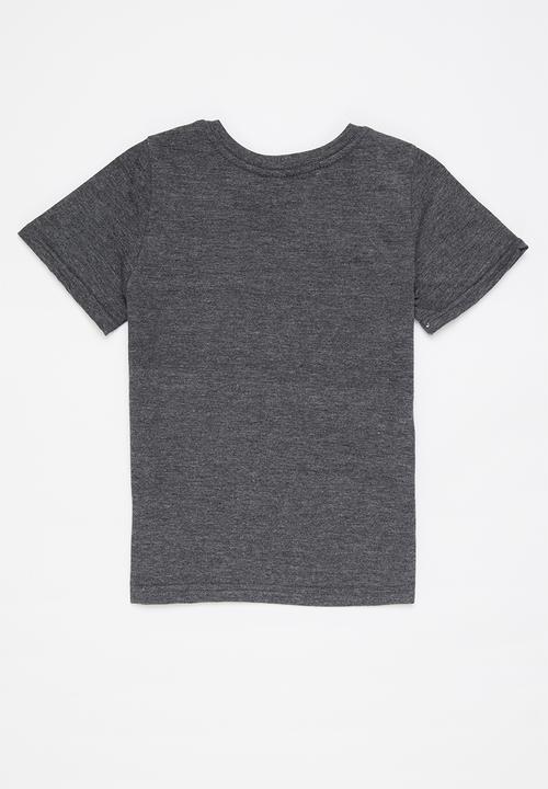 Pop Candy - Boys printed graphic T-shirt - charcoal