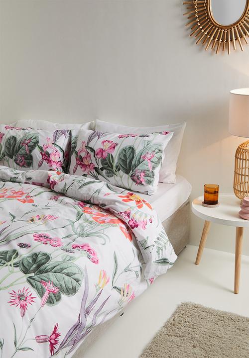Sixth Floor - Fleur botanique printed cotton duvet set - multi