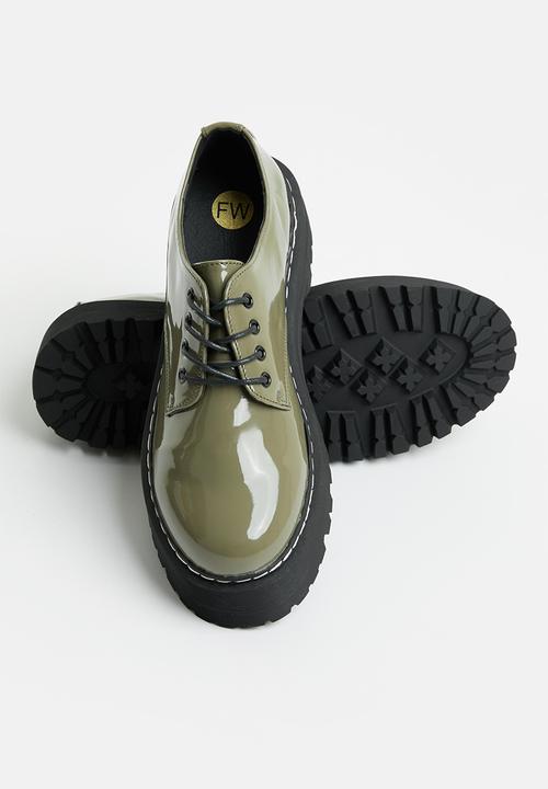 Footwork - Classic chunky derby - olive