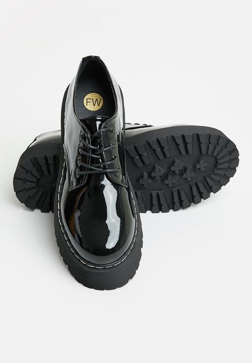 Footwork - Classic chunky derby - black