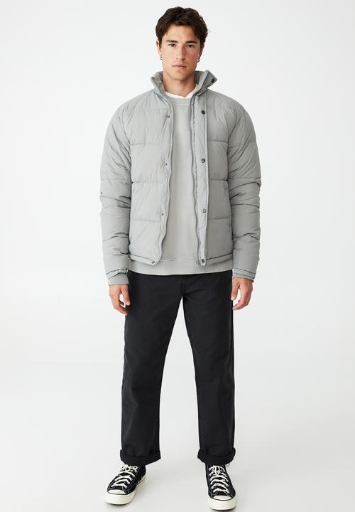 Cotton On - Oversized crew fleece - overcast grey