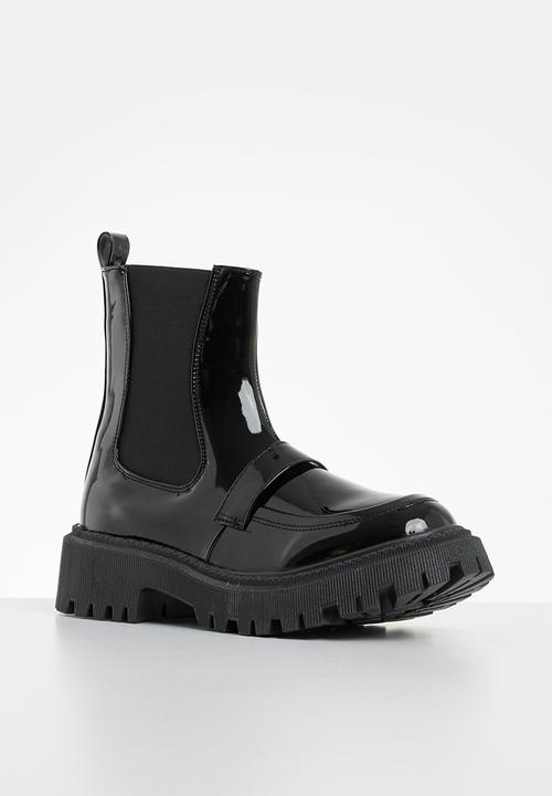 Footwork - Bandi chunky chelsea boot - black