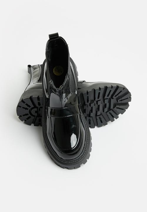 Footwork - Bandi chunky chelsea boot - black
