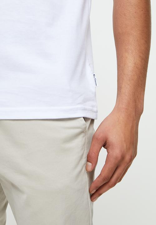 Ben Sherman - Basic short sleeve ben tee - white