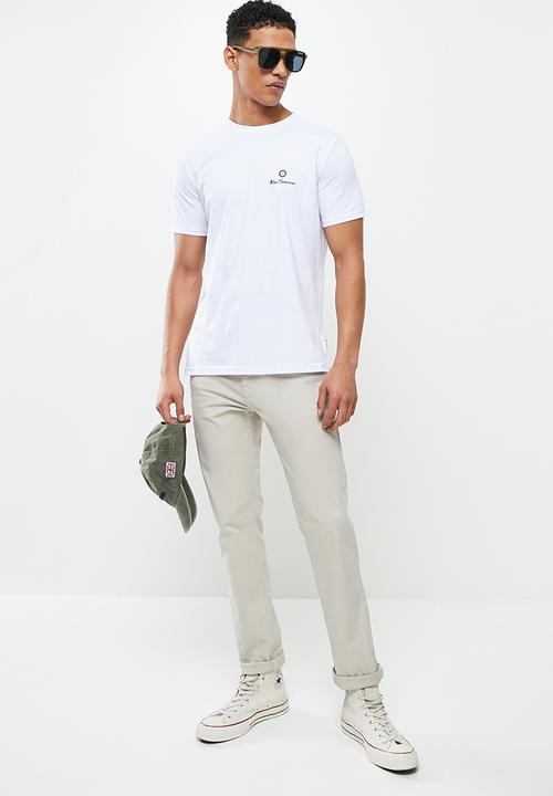 Ben Sherman - Basic short sleeve ben tee - white