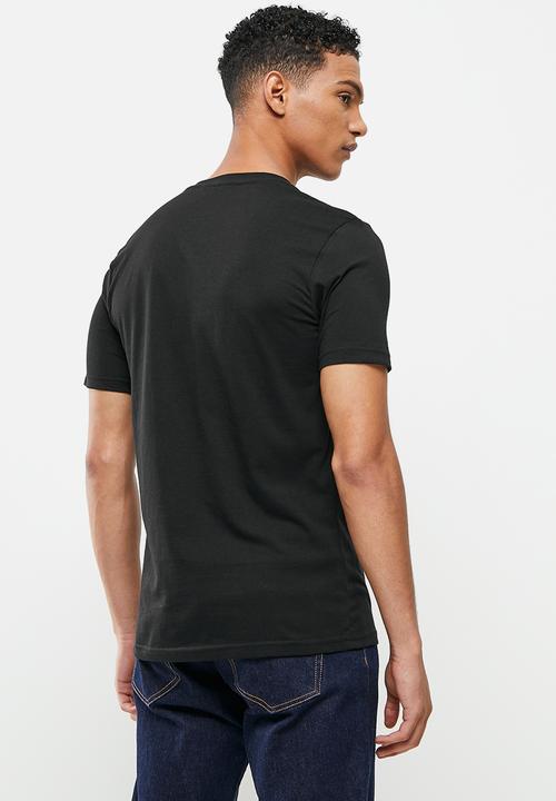 Ben Sherman - Basic short sleeve v-neck ben tee - black