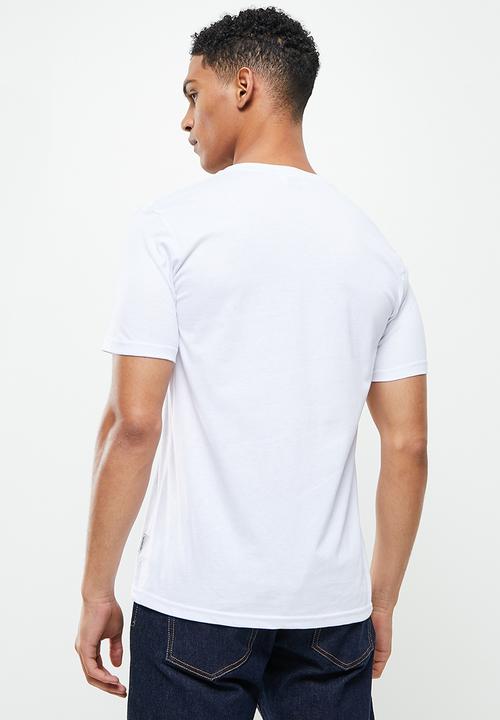Ben Sherman - Basic short sleeve v-neck ben tee - white