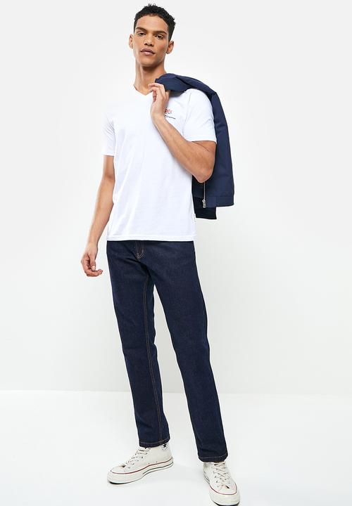Ben Sherman - Basic short sleeve v-neck ben tee - white