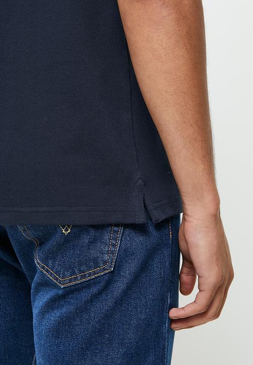 Ben Sherman - Pique short sleeve shirt - navy