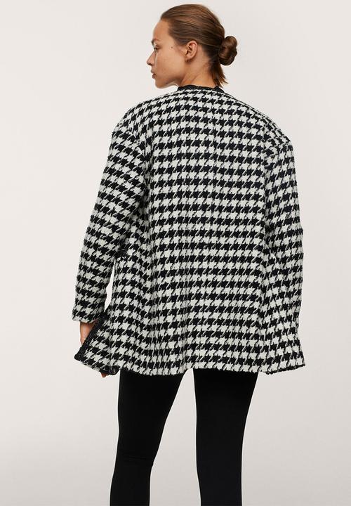 MANGO - Jacket chan - white & black 