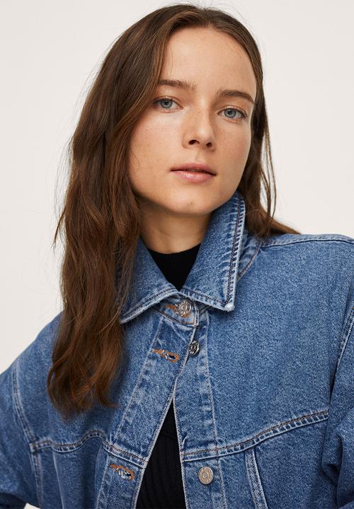 MANGO - Jacket marcela - blue 