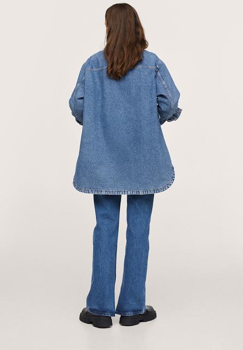 MANGO - Jacket marcela - blue 