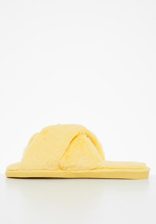 dailyfriday - Rockabye crossover strap slipper - lemon