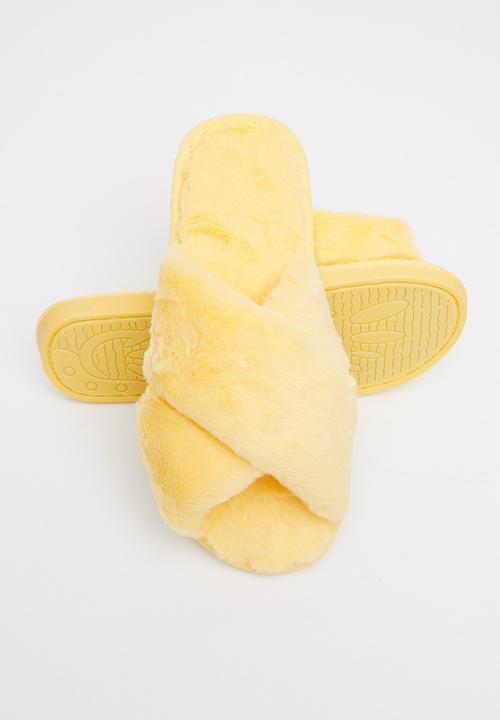 dailyfriday - Rockabye crossover strap slipper - lemon