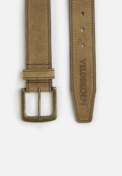 Veldskoen - Leather 40mm belt - brown