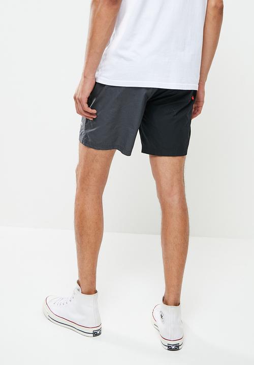 S.P.C.C - Sautin regular fit elasticated shorts - charcoal