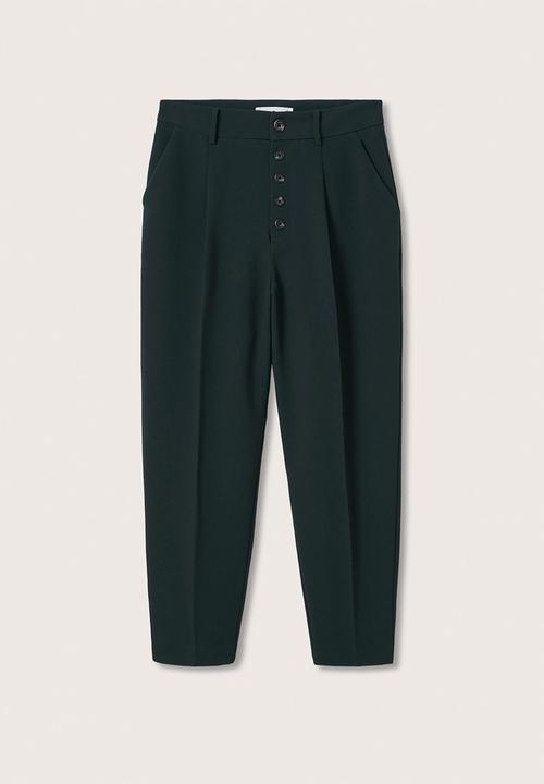 MANGO - Trousers luca - green