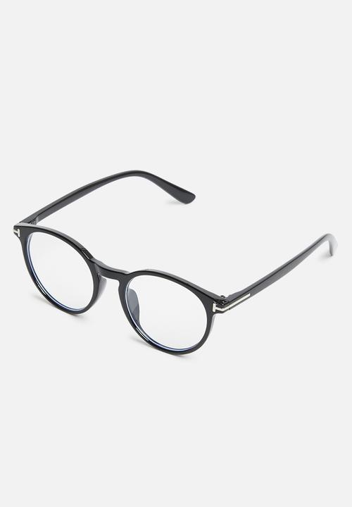 Superbalist - Tate blue light glasses - black