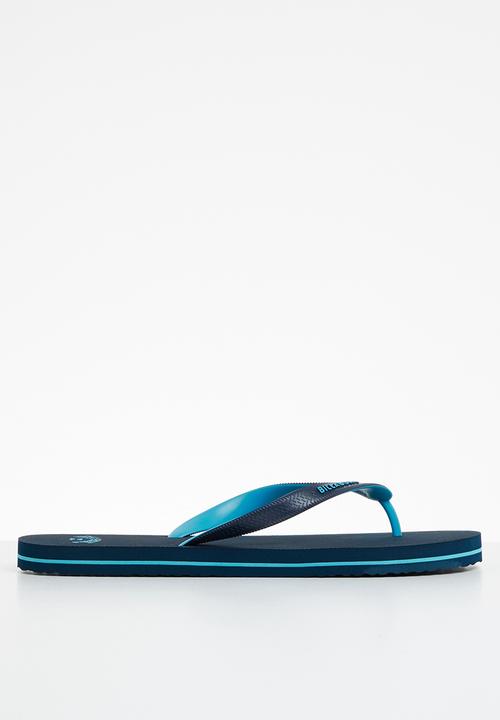 Billabong  - Stacked thongs - navy & cyan