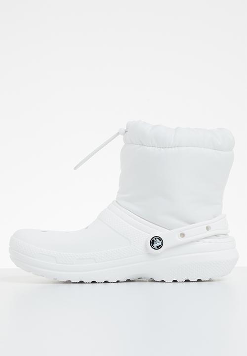 Crocs - Classic lined neo puff boot - white 