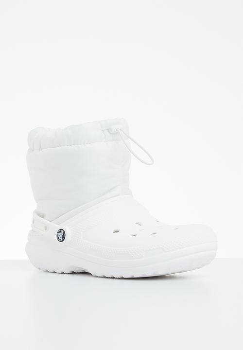 Crocs - Classic lined neo puff boot - white 