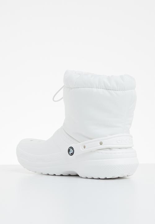 Crocs - Classic lined neo puff boot - white 