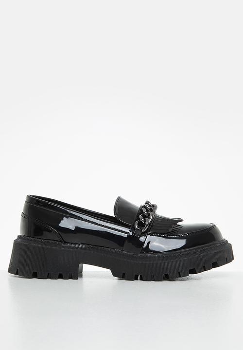 Footwork - Brianna chunky chain loafer - black