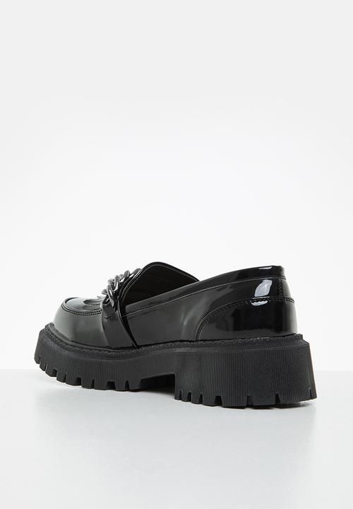 Footwork - Brianna chunky chain loafer - black