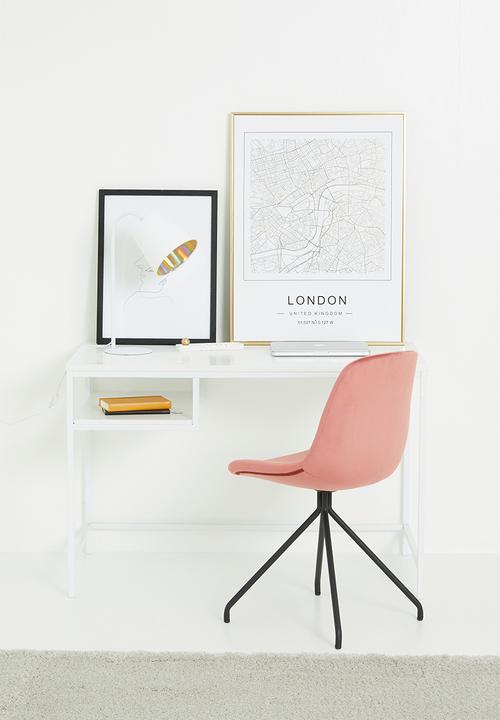 Sixth Floor - Eva dining chair - coral