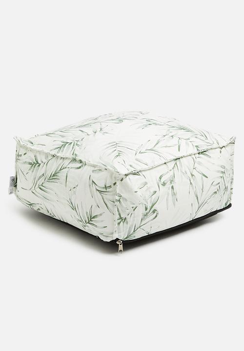 Sixth Floor - Outdoor floor cushion - leafy