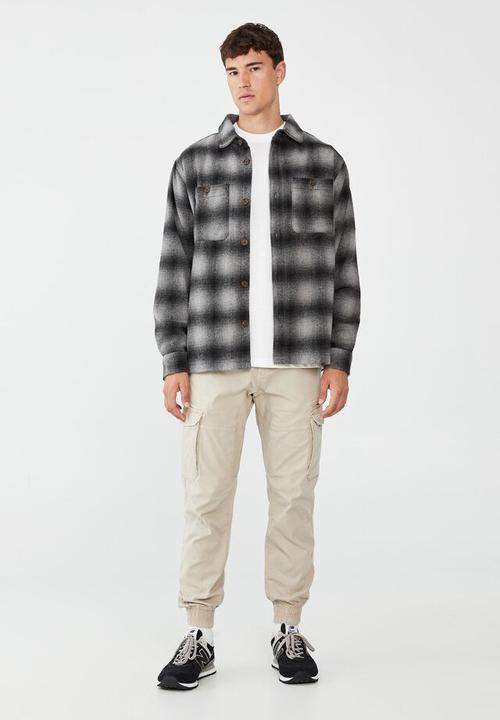 Cotton On - Urban jogger - washed chalk cargo