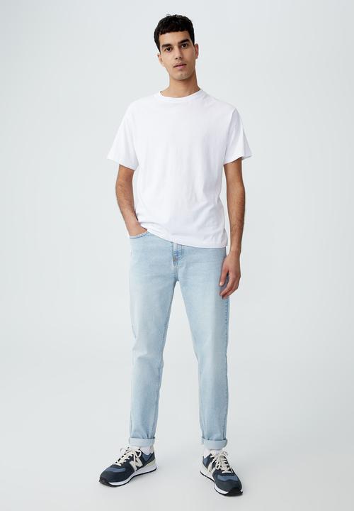 Cotton On - Relaxed tapered jean - vapour blue