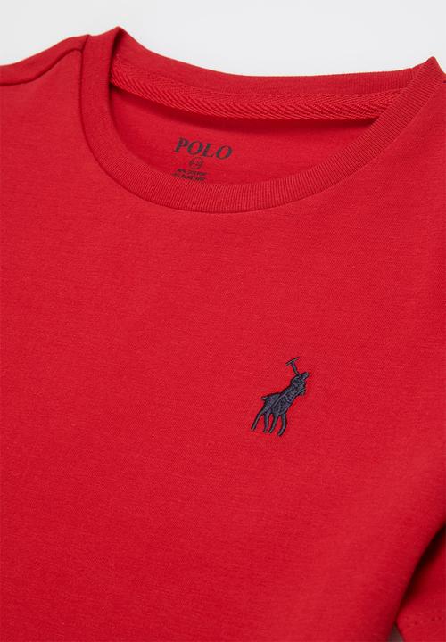 POLO - Girls classic short sleeve tee - red