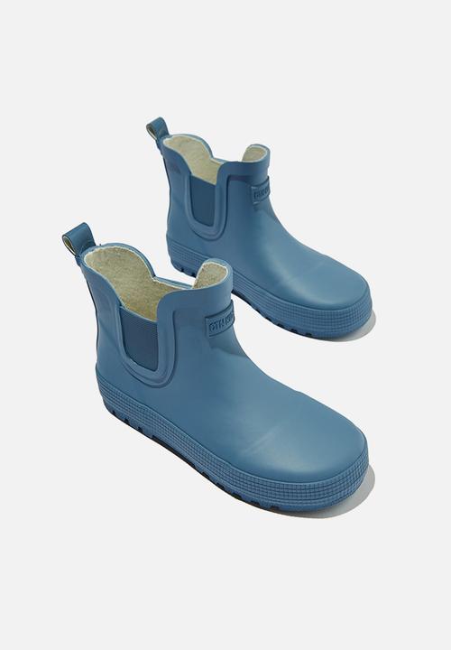 Cotton On - Gusset gumboot - steel grid