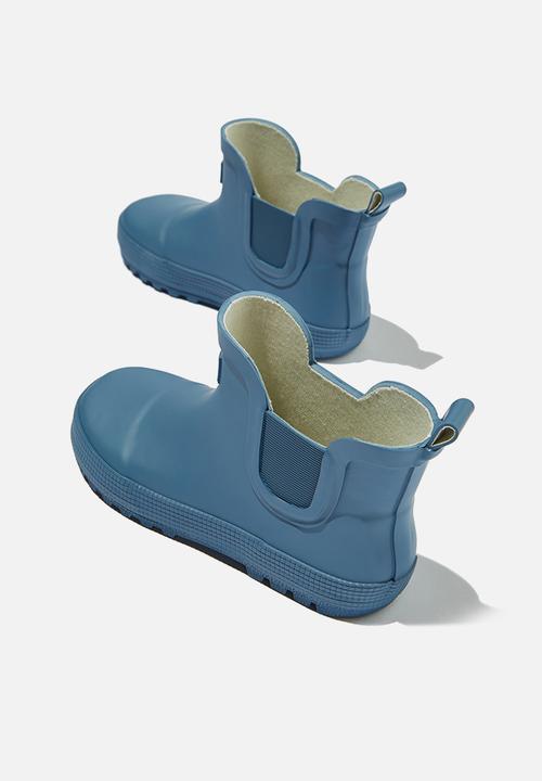 Cotton On - Gusset gumboot - steel grid