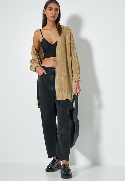 Superbalist - Chunky knit cardi - camel