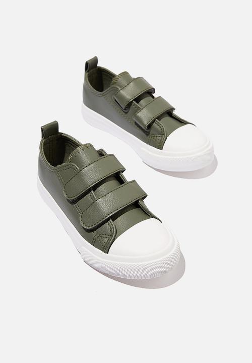 Cotton On - Classic double strap trainer - khaki