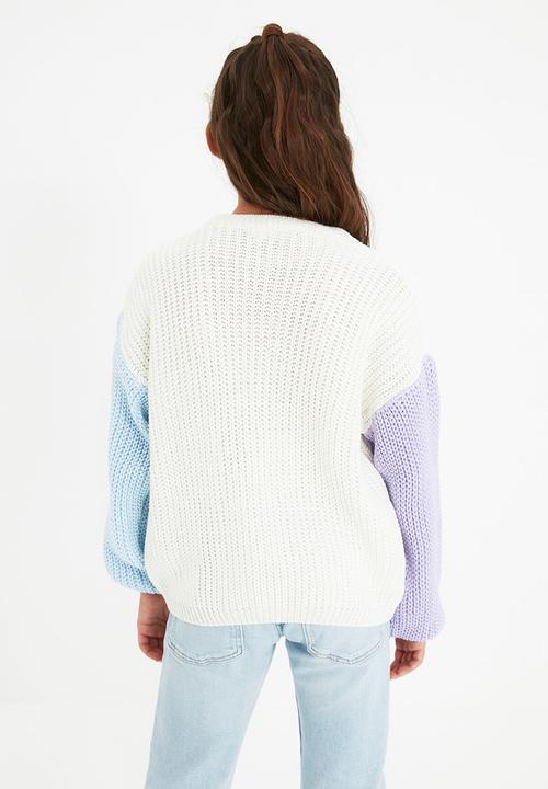 Trendyol - Girls colourblock jumper - multi