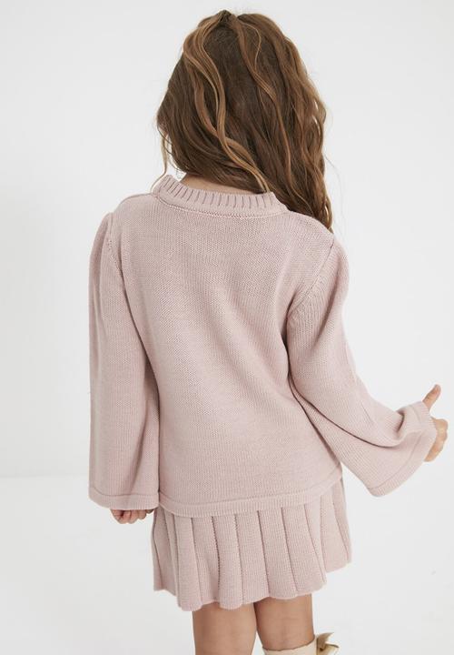 Trendyol - Girls heart jumper - pink