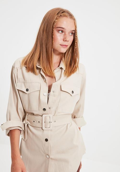 Trendyol - Basic jacket - stone