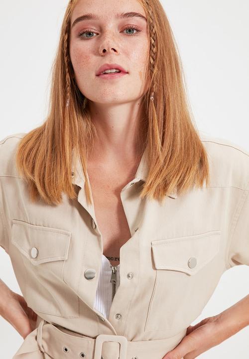Trendyol - Basic jacket - stone