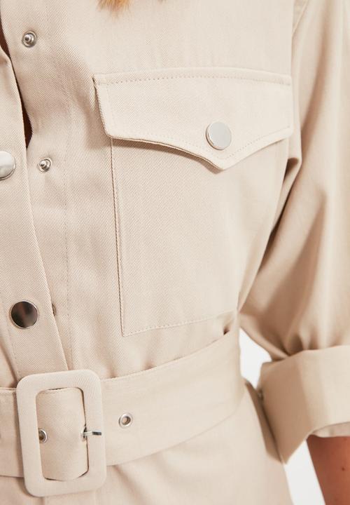 Trendyol - Basic jacket - stone
