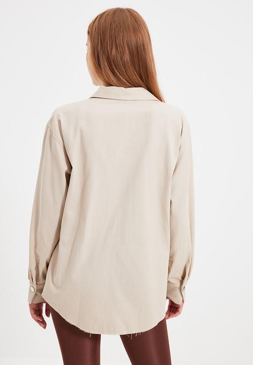 Trendyol - Basic jacket - stone