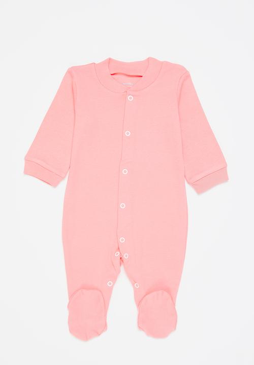 Pop Candy - 2 Pack sleepsuit - pink & coral