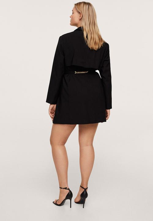 MANGO - Plus dress baden - black