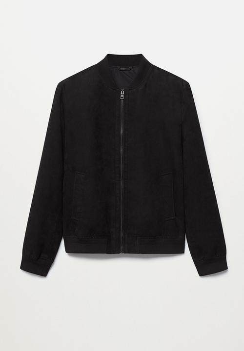 MANGO - Jacket perusa  - black