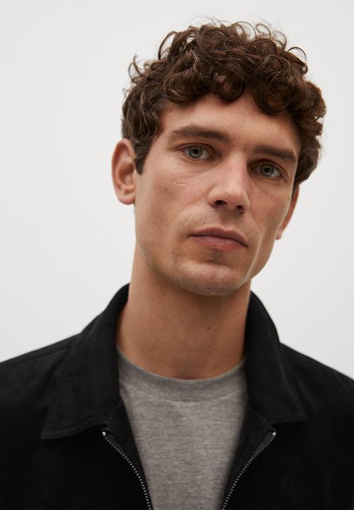 MANGO - Jacket perusa  - black